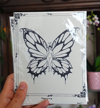 Butterfly Girl Print - PDF Print Download