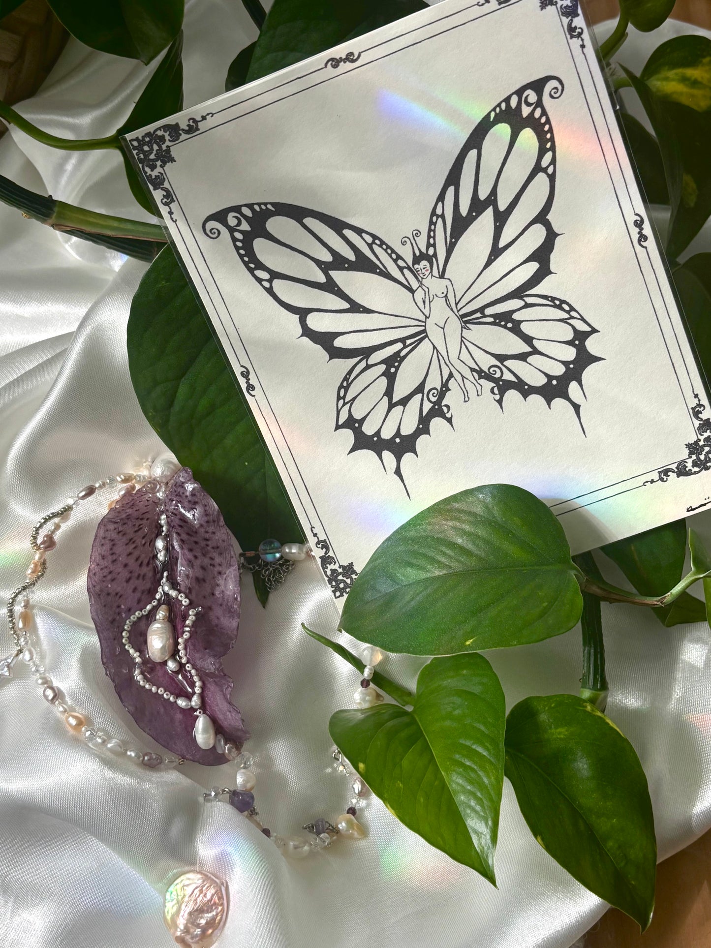 Butterfly Girl Print - PDF Print Download